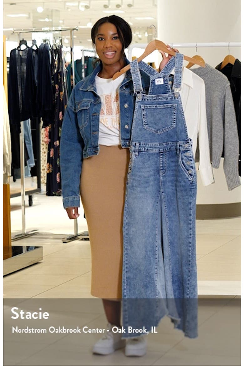 Pieced Mixed Denim Jumper video