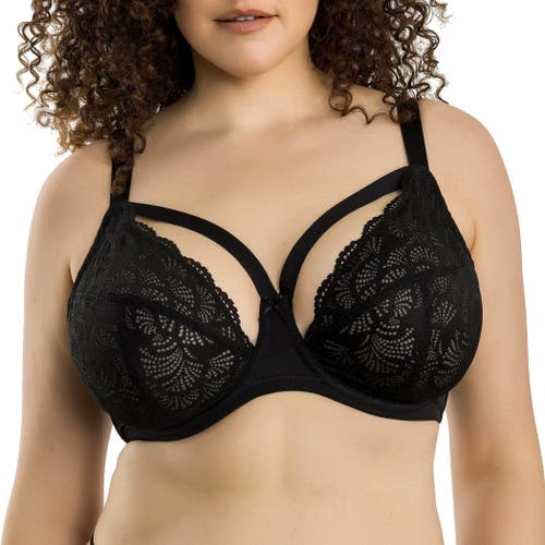 Parfait Olivia Lace Unlined Bra In Black
