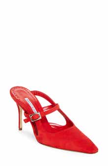 Manolo Blahnik Okos Pointed Toe Pump