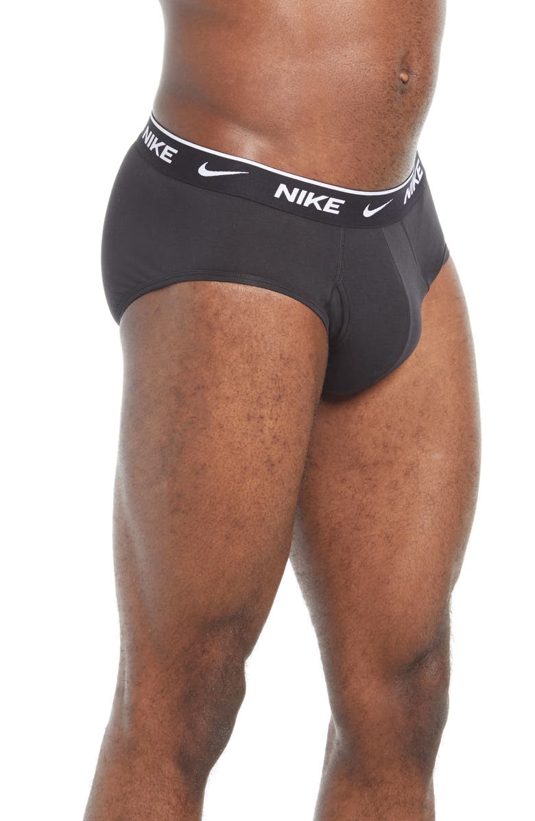 Nike Dri-FIT 3-Pack Everyday Performance Briefs, Alternate, color, Black