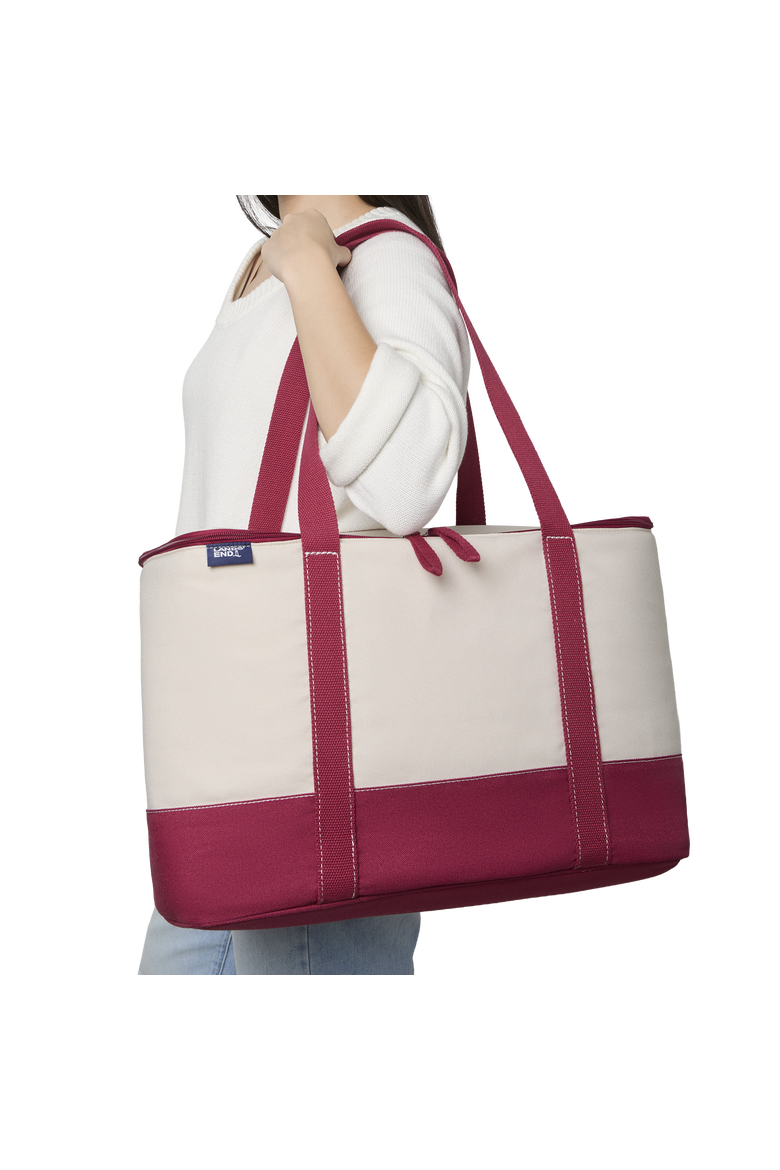 Rectangular Large Cooler Bag Insulated 8 Gal, Alternate, color, Cranberry