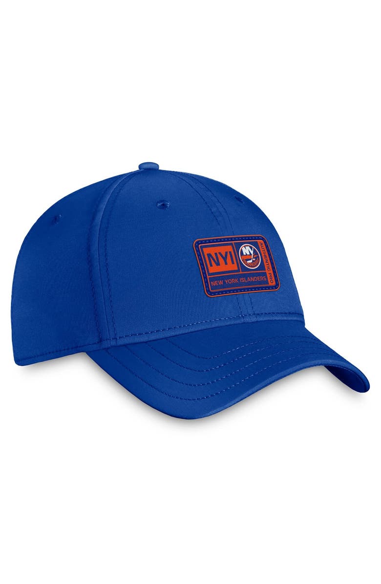 FANATICS Men's Fanatics Branded Royal New York Islanders Authentic Pro Training Camp Flex Hat, Alternate, color, Royal