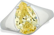 SAVVY CIE JEWELS Pear CZ Bold Ring