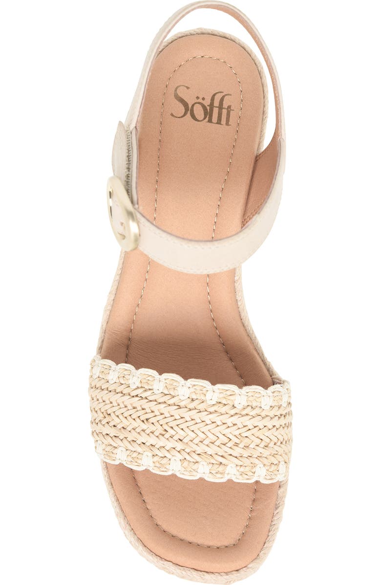 Söfft Inez Wedge Sandal, Alternate, color, Beige/ Latte