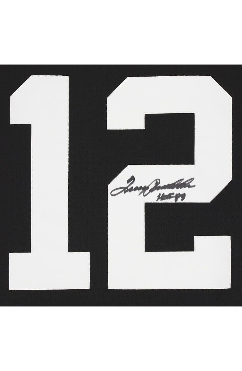 FANATICS AUTHENTIC Terry Bradshaw Pittsburgh Steelers Autographed Mitchell & Ness Throwback Black Replica Jersey with "HOF 89" Inscription, Alternate, color, 