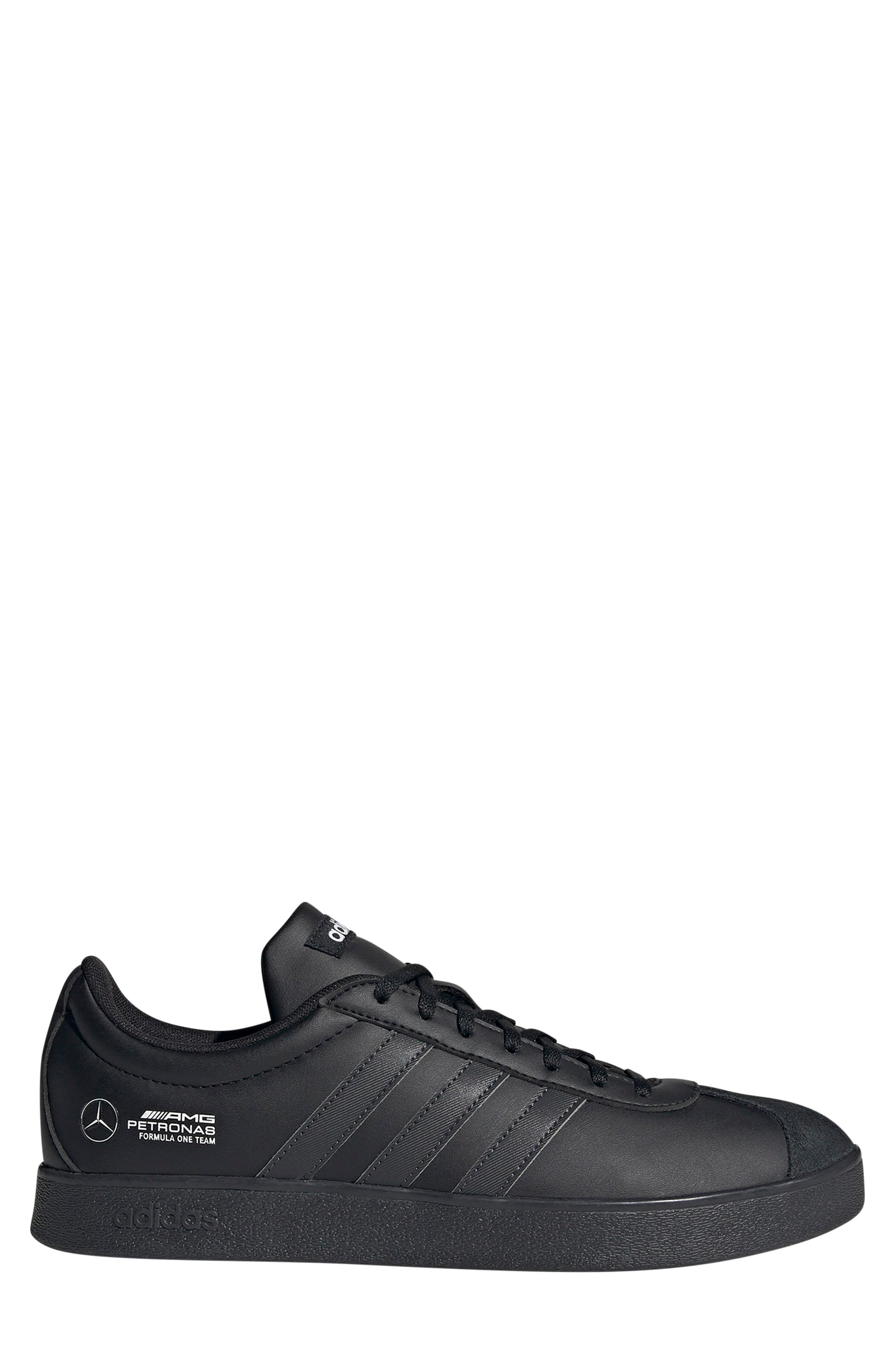 adidas Gender Inclusive VL Court 3.0 Sneaker, Alternate, color, Black/ Carbon/ Green