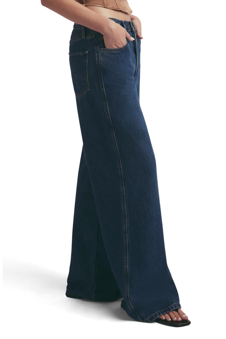The Ollie Ultimate Baggy High Waist Wide Leg Jeans, Alternate, color, KENT
