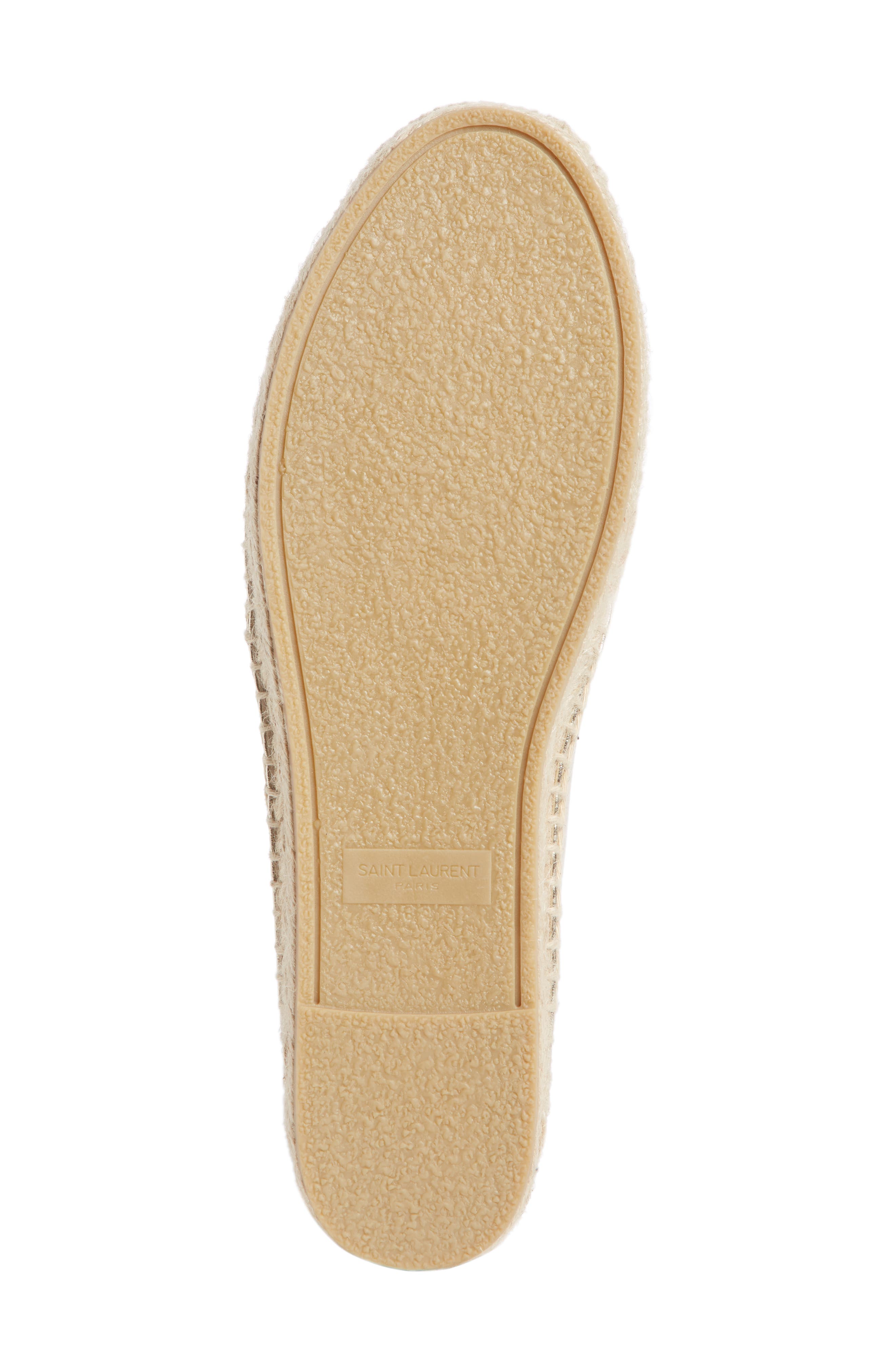 Saint Laurent Logo Espadrille, Alternate, color, 