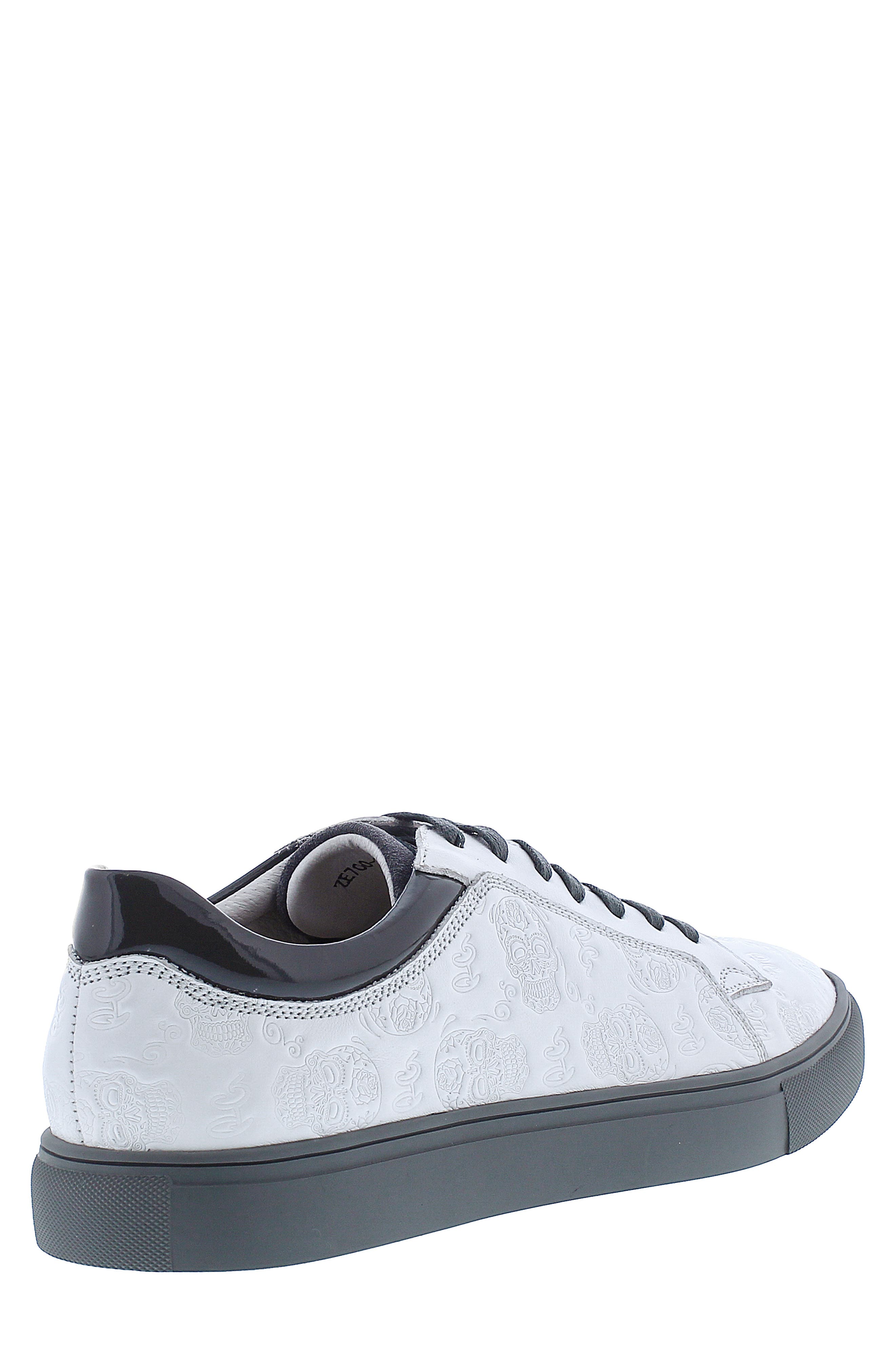 Robert Graham Skull Sneaker, Alternate, color, 