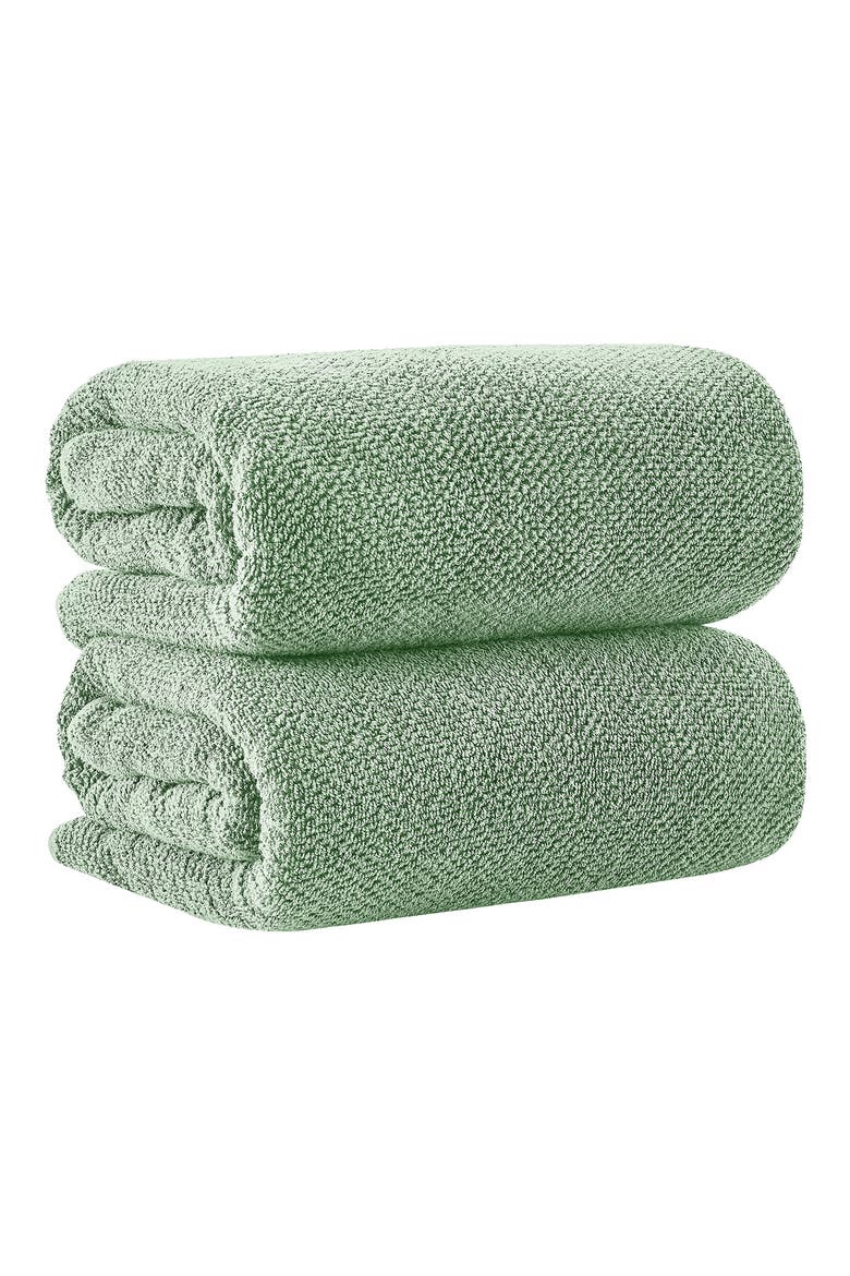 Cotton 2-Pack Oversized Bath Sheet Set, Main, color, MINERAL BLUE