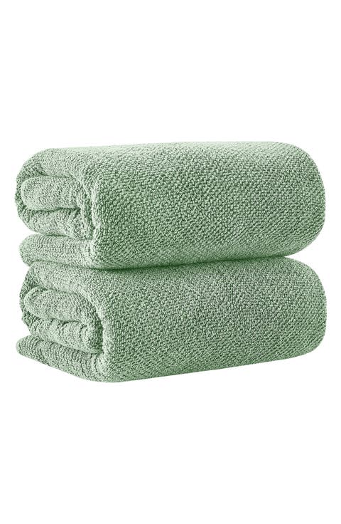 Cotton 2-Pack Oversized Bath Sheet Set