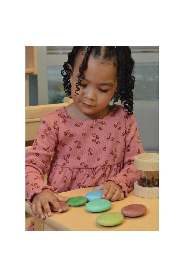 Natural Sorting Stones - Nature Collection - 36 Pieces, Alternate, color, Multicolored