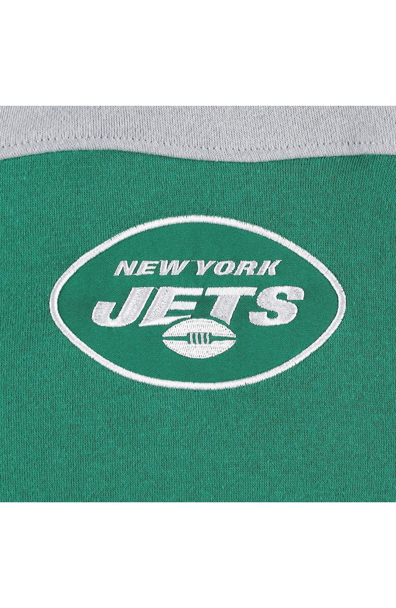 STARTER Men's Starter Green New York Jets Extreme Full-Zip Hoodie Jacket, Alternate, color,
