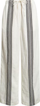 Madewell Linen Blend Pull-On Pants