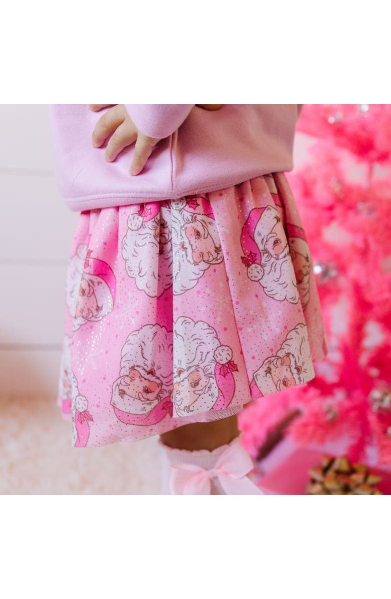 Sweet Wink Retro Santa Christmas Tutu, Alternate, color, Pink