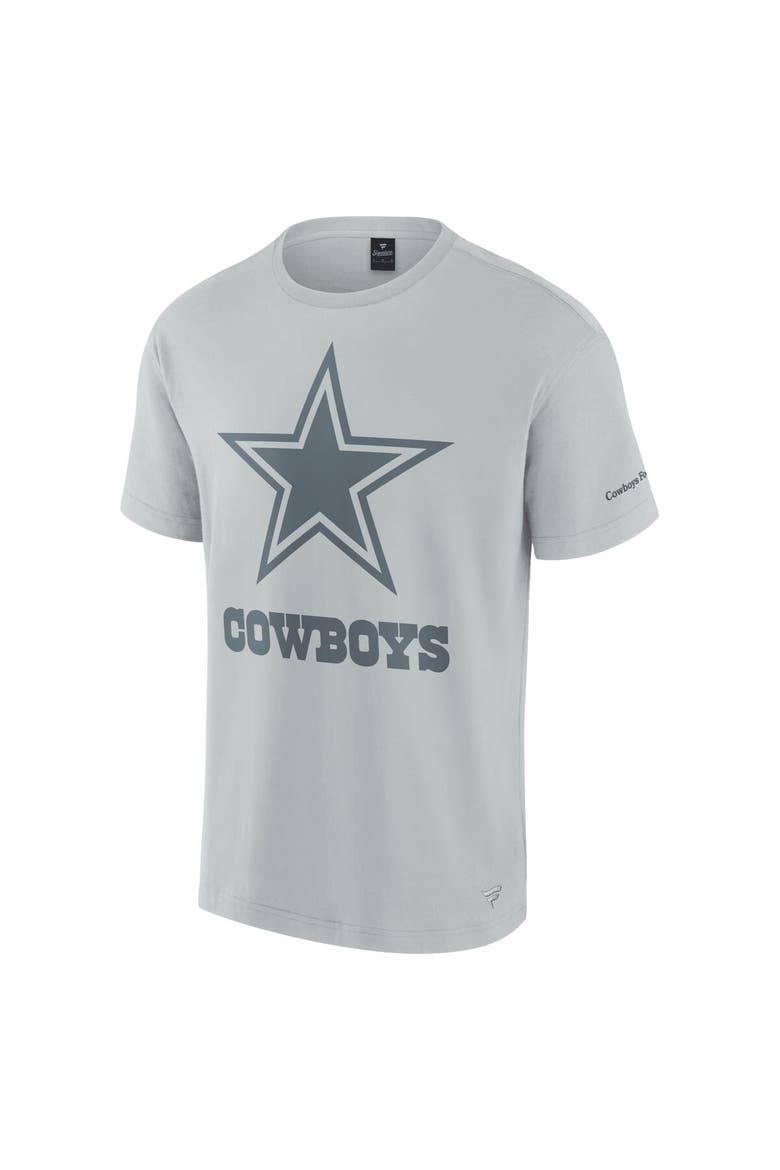 Unisex Fanatics  Gray Dallas Cowboys Elements Iconic T-Shirt, Alternate, color, Gray