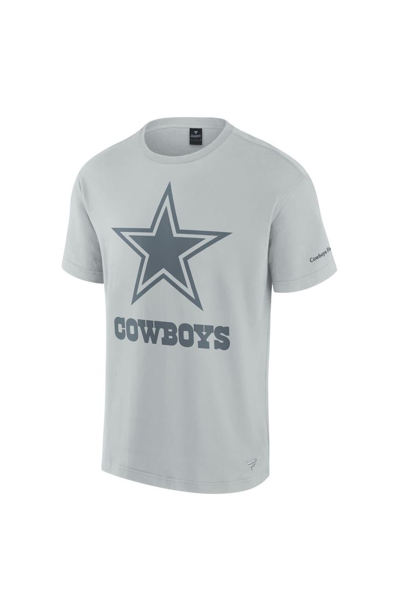 FANATICS Unisex Fanatics Gray Dallas Cowboys Elements Iconic T-Shirt, Alternate, color, Gray