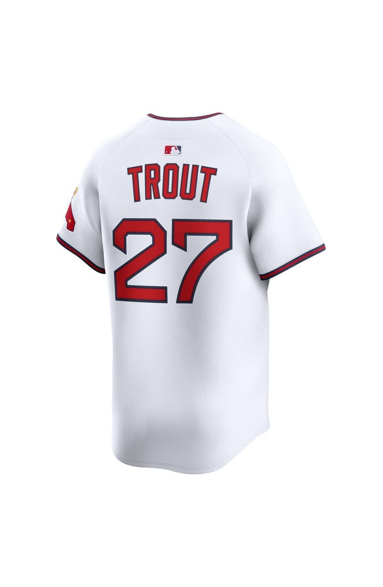 Nike Men's Nike Mike Trout White Los Angeles Angels Alternate Limited Jersey, Alternate, color, White