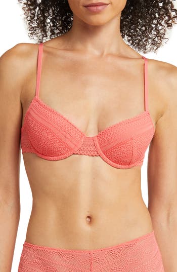 Etam Sublime We Care Underwire Contour Bra In Orange