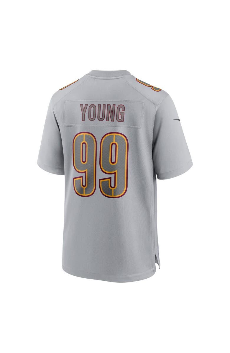 Nike Men's Nike Chase Young Gray Washington Commanders Atmosphere Fashion Game Jersey, Alternate, color, Gray