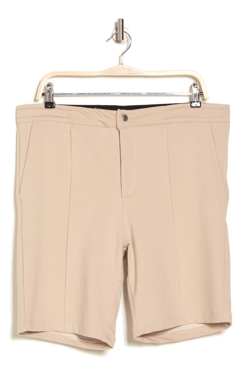 Stone Rose French Terry Fleece Chino Shorts, Alternate, color, Sand
