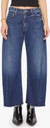 MOTHER The Full Pipe Flood High Waist Barrel Leg Jeans