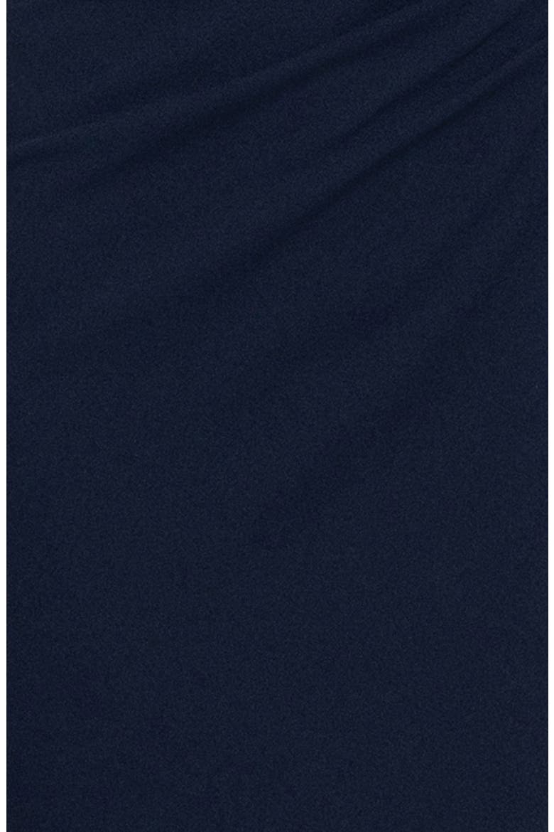 Wire Trim Off the Shoulder Sheath Dress, Alternate, color, NAVY