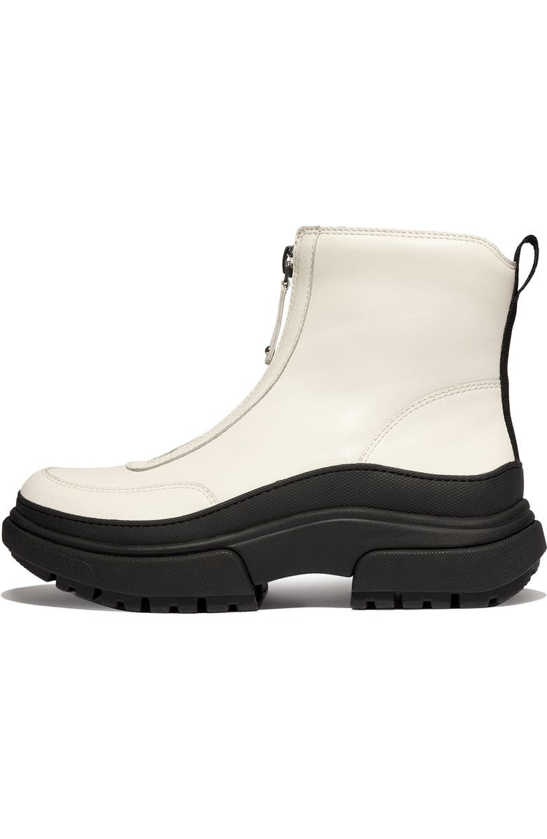 FitFlop Wylder Front Zip Bootie, Alternate, color, Cream