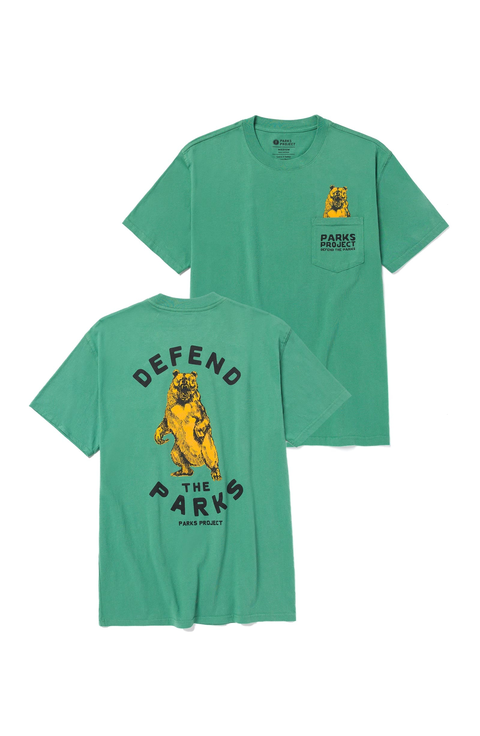 Defend the Parks Bear Pocket Tee