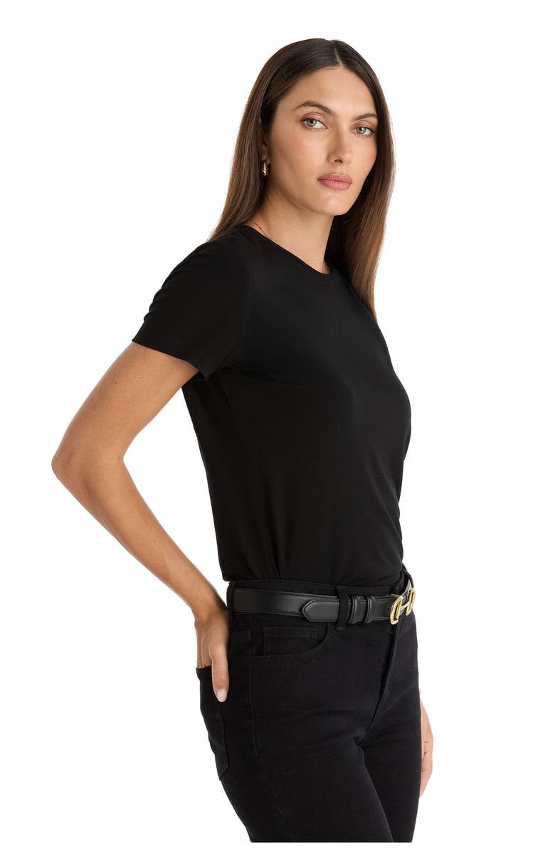 The Noli Shop Amaya Ultra-Soft T-Shirt, Alternate, color, Black