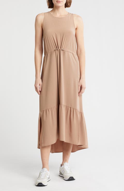 Pursuit Tiered Midi Dress