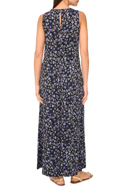 Shop Vince Camuto Floral Print Sleeveless Maxi Dress