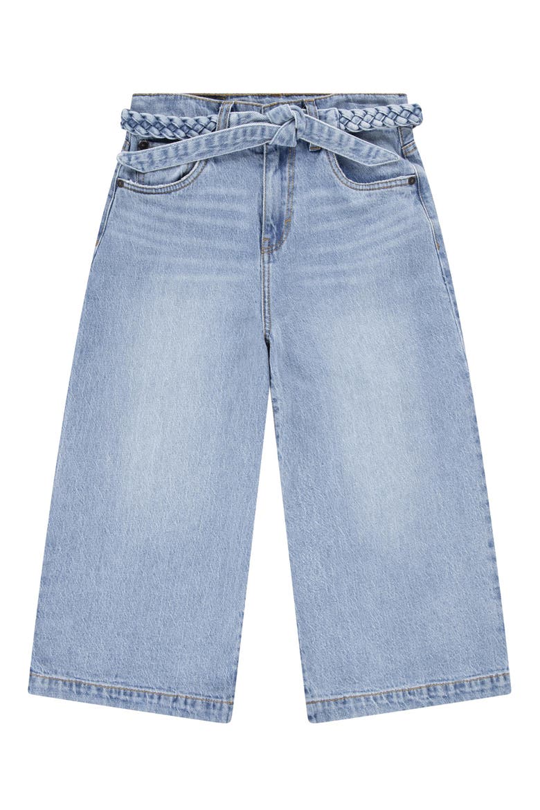 Kids' Belted Cropped Jeans, Main, color, FREE SPIRIT