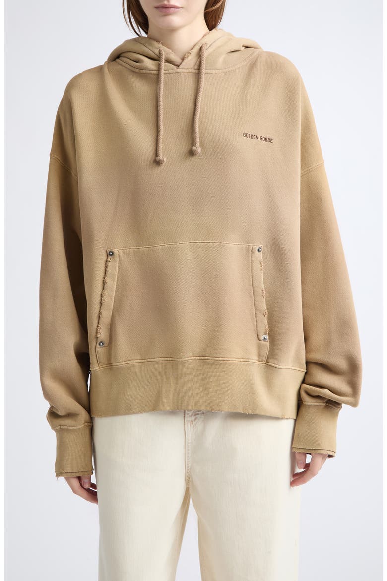 Journey Unisex Garment Dyed Hoodie, Main, color, VINTAGE CARTOUCHE