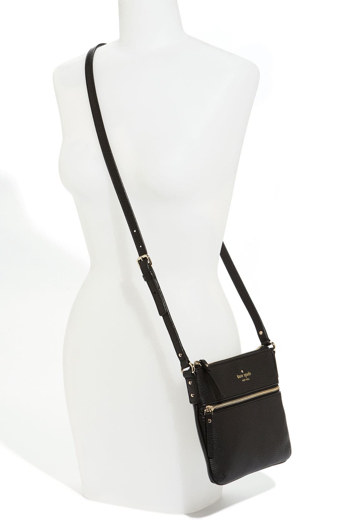 'cobble hill - tenley' crossbody bag, Alternate, color, BLACK