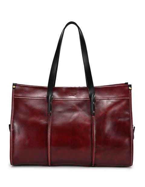 Fern Genuine Leather Spacious Heritage Weekender