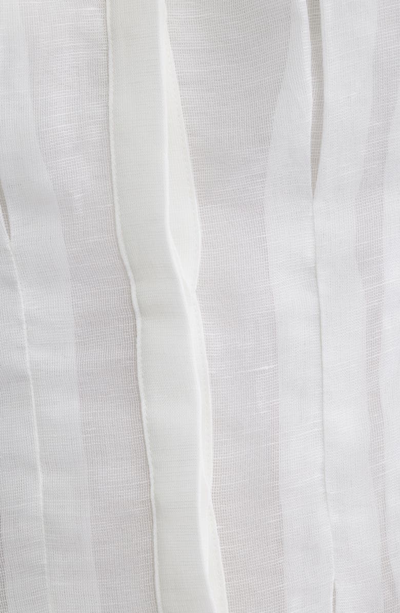 BOSS Pleat Woven Shirt, Alternate, color, Bright White