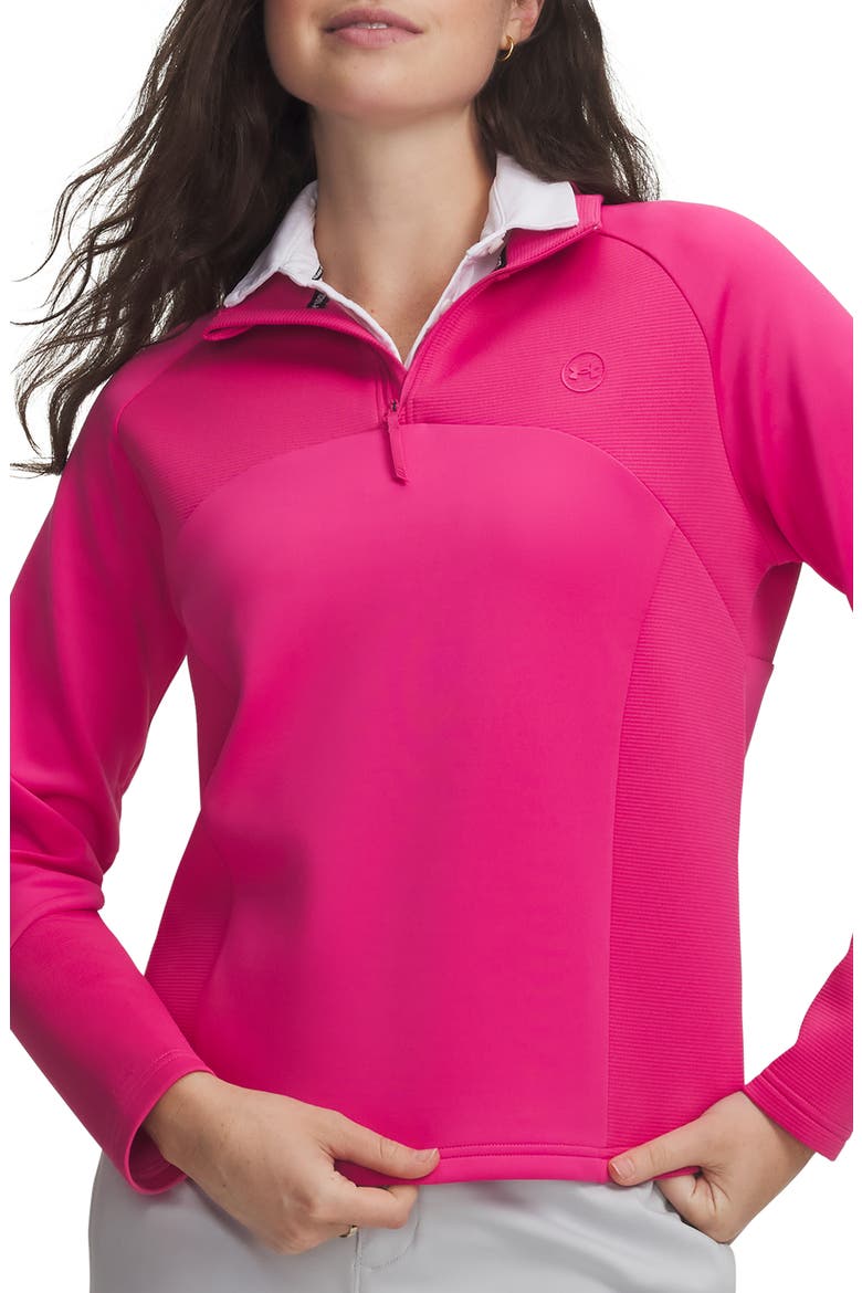 Drive Midlayer Half Zip Pullover, Main, color, VIRTUAL PINK