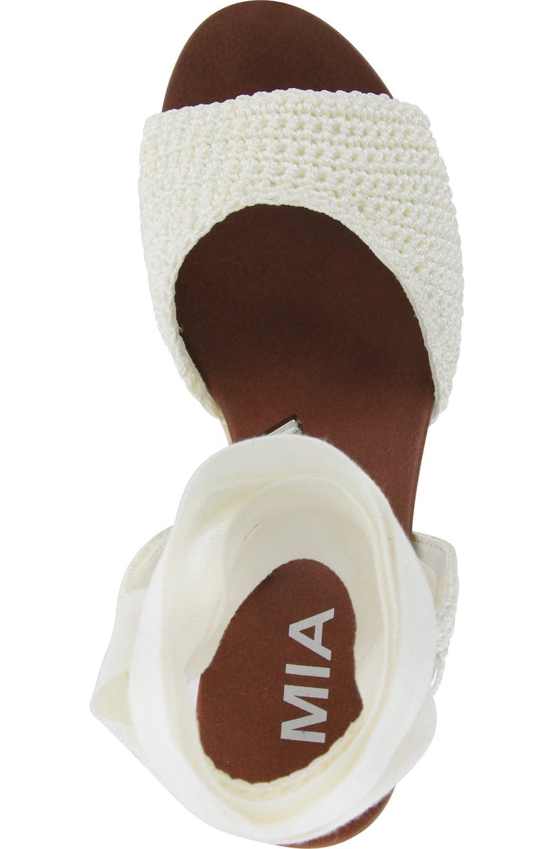 MIA Yanet Espadrille Platform Wedge Sandal, Alternate, color,
