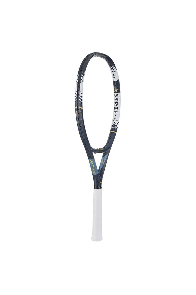 Astrel 105 Grayish Blue Unstrung Tennis Racquet, Alternate, color, Black/White