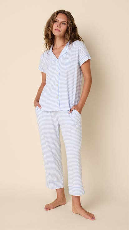 Pima Knit Capri Set