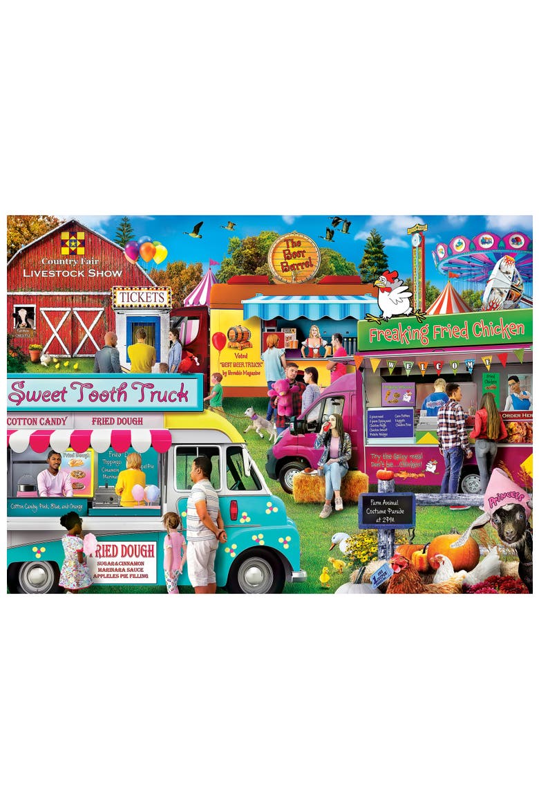 Country Fair 1000 Piece Jigsaw Puzzle, Alternate, color, Multicolor