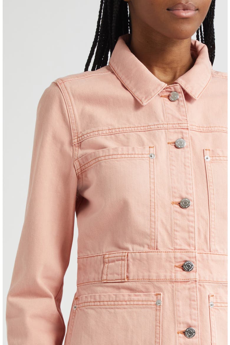 Marvin Denim Jacket, Alternate, color, PINK BLOSSOM