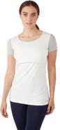 Modern Eternity Maternity Modern Eternity Nia Short Sleeve Maternity & Nursing Top