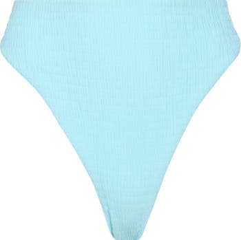 High Waist Cheeky Bikini Bottoms
