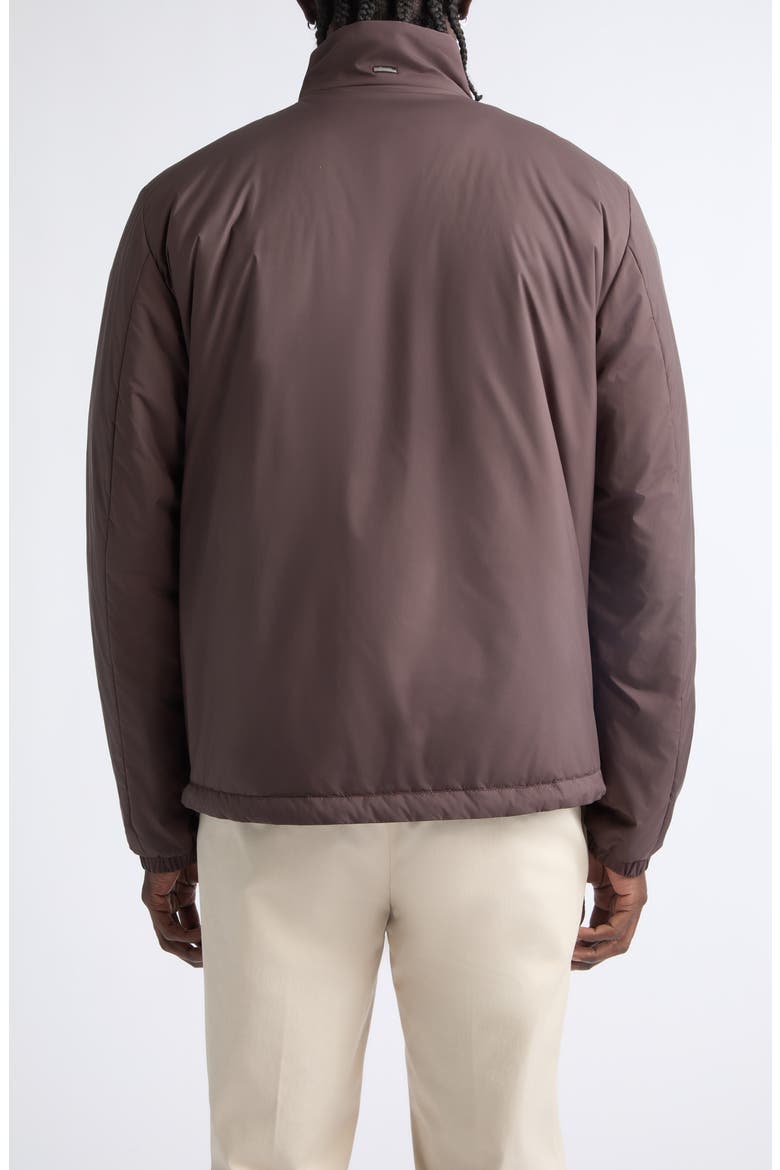 Light Matte Bomber Jacket, Alternate, color, 8800 CHOCOLATE BROWN
