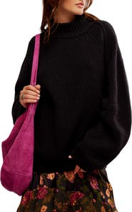 Free People Sunbeam Oversize Turtleneck Sweater | Nordstromrack