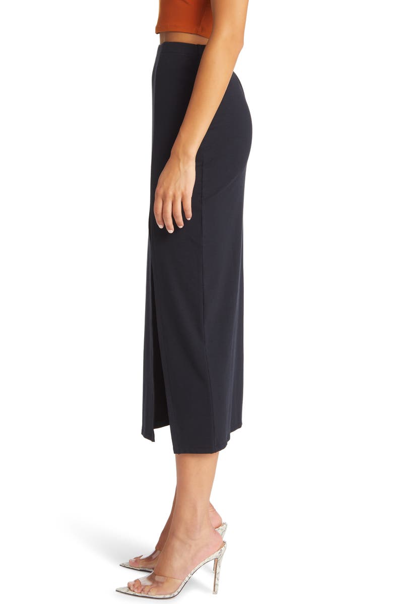 Open Edit Slit Hem Midi Skirt, Alternate, color,