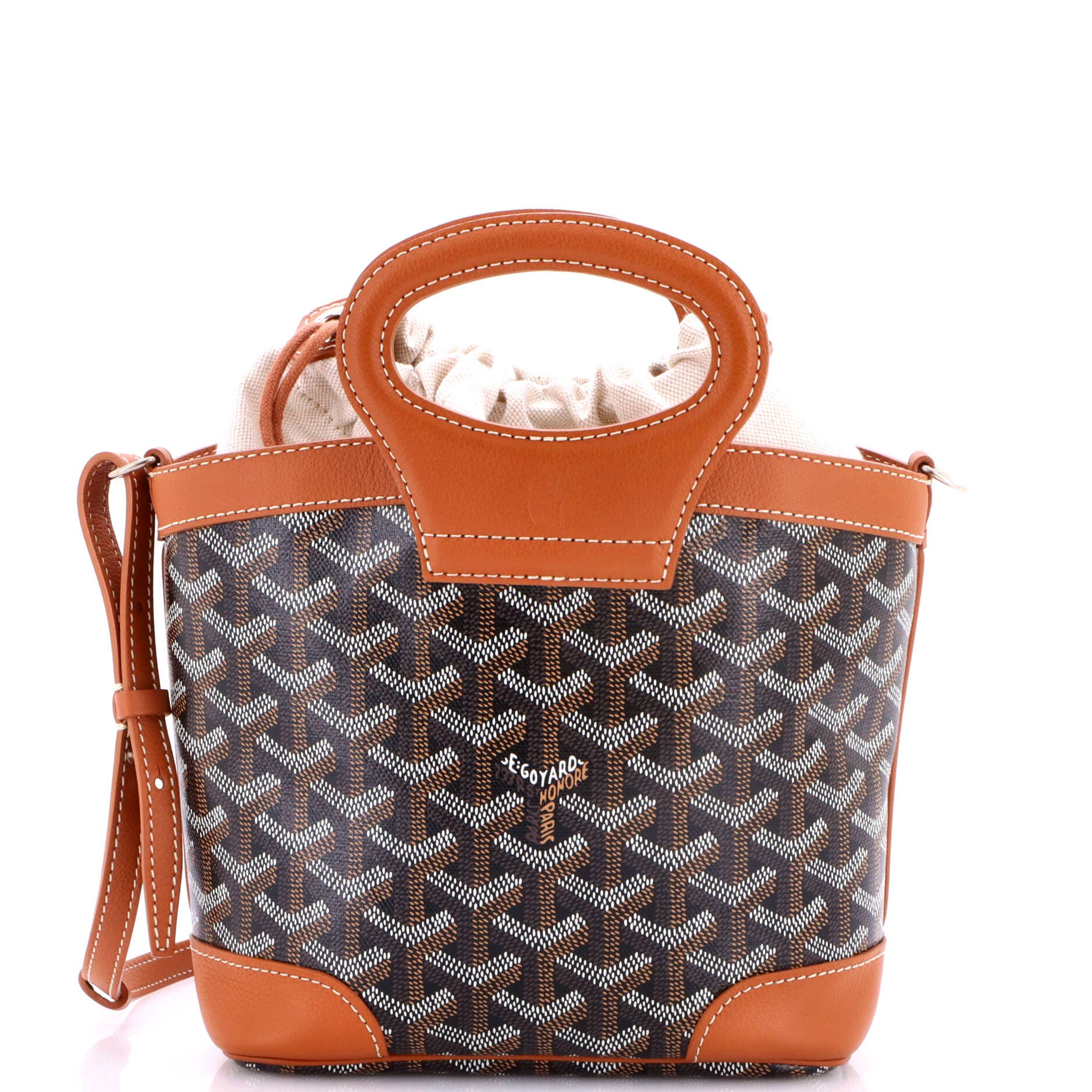 Beluga Bag Coated Canvas Mini, Main, color, Brown