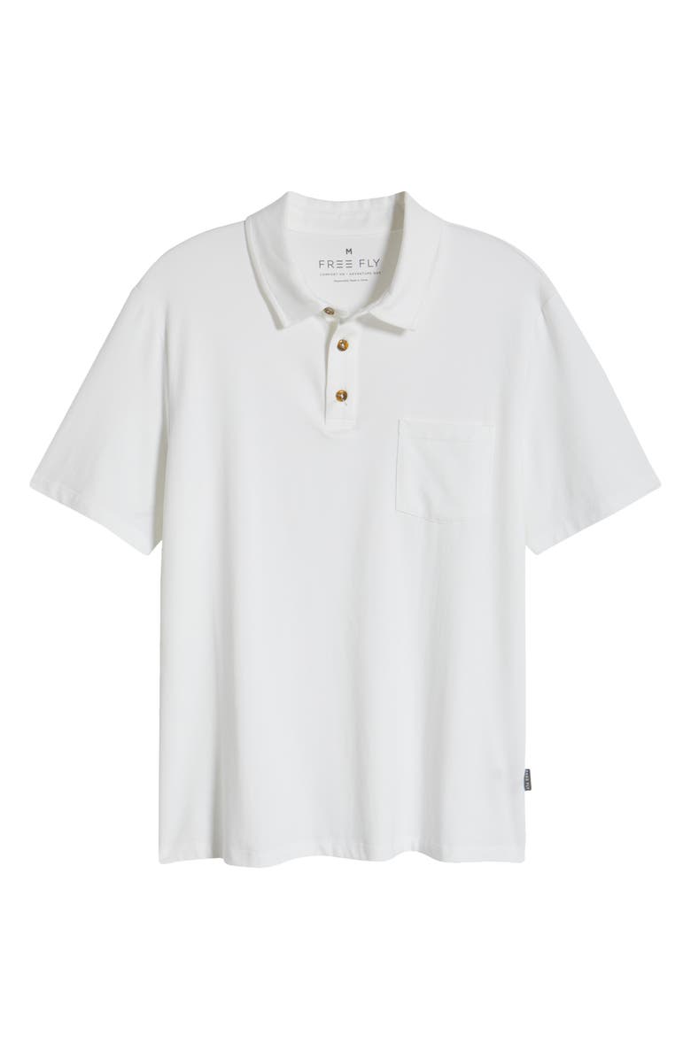 Free Fly Current Performance Polo, Alternate, color, Bright White